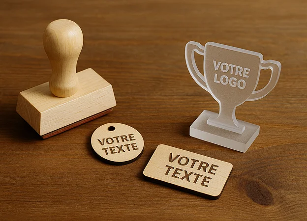 Découpe et gravure laser pour des objets publicitaires, cadeaux personnalisés à Bourges (18)